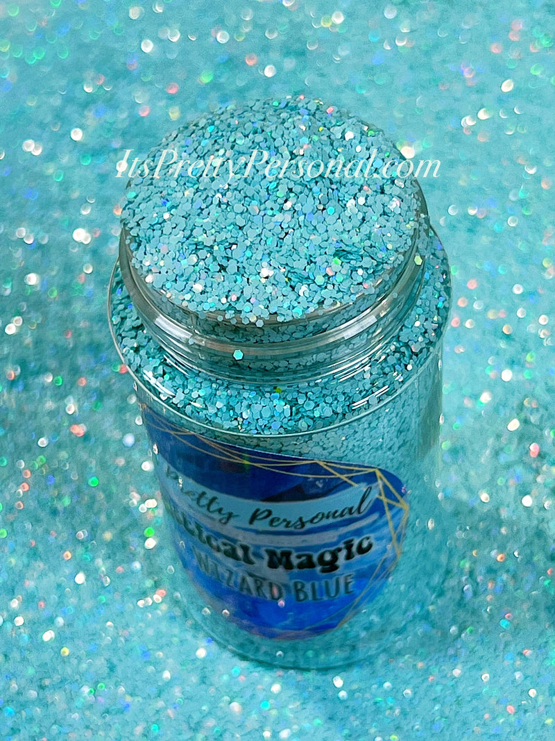 “Ice Wizard Blue"- Mystical Magic Collection- Holographic Shimmer