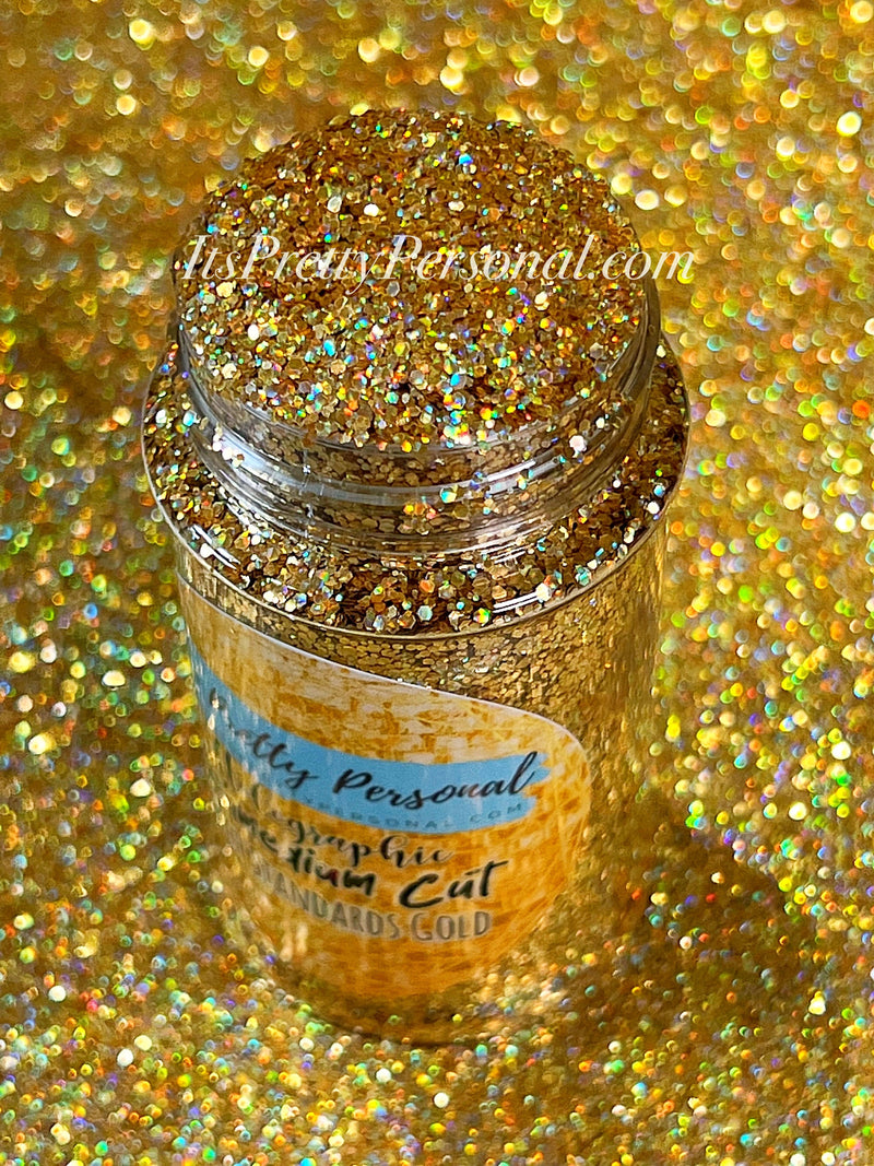 SCHMEDIUM CUT "High Standards Gold" -Holographic + Hologram Glitter