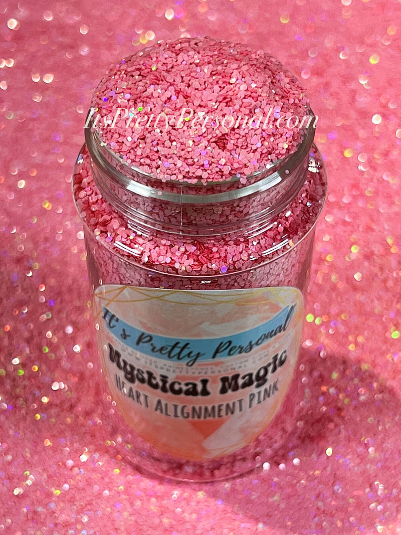 “Heart Alignment Pink"- Mystical Magic Collection- Holographic Shimmer