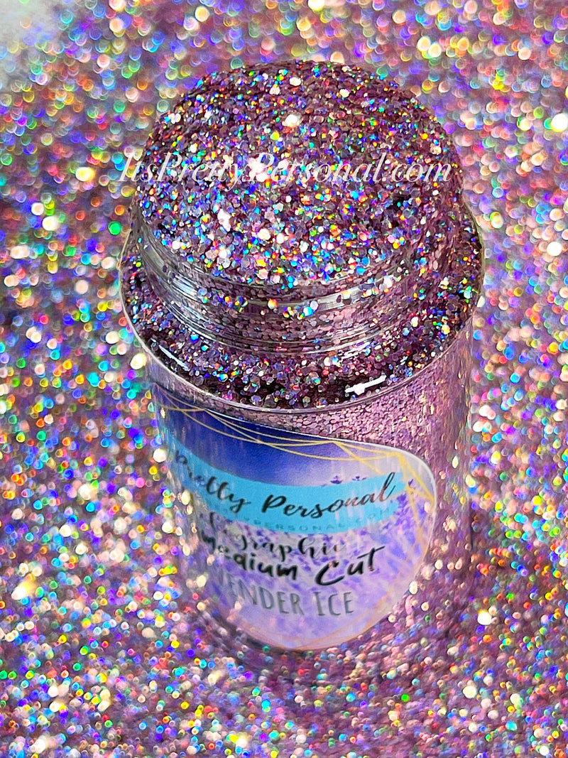 SCHMEDIUM CUT "Lavender Ice" -Holographic + Hologram Glitter