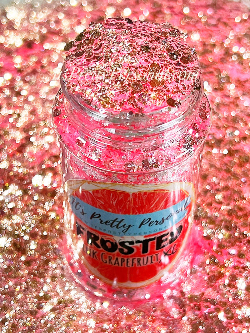 “Pink Grapefruit XL”- FROSTED Glitter Collection