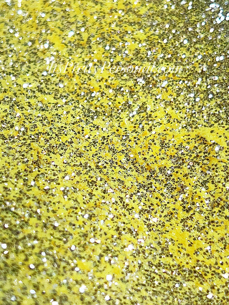 "MICRO Banana Bliss Yellow”- FROSTED Glitter Collection