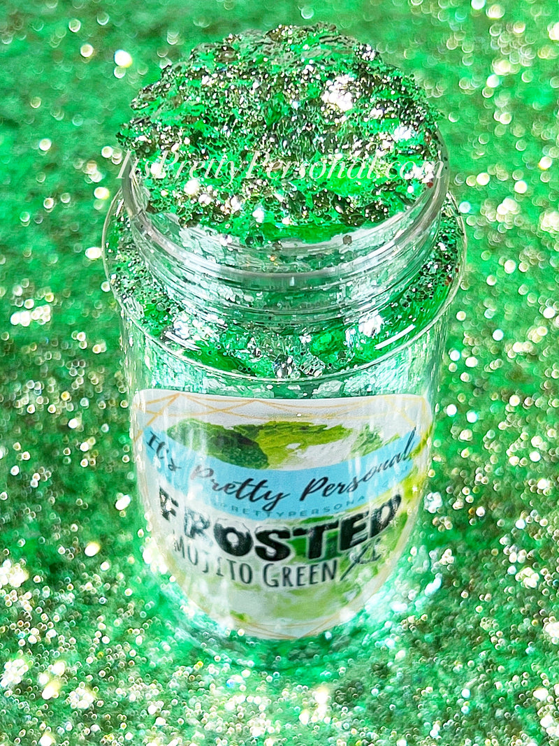 “Mojito Green XL”- FROSTED Glitter Collection