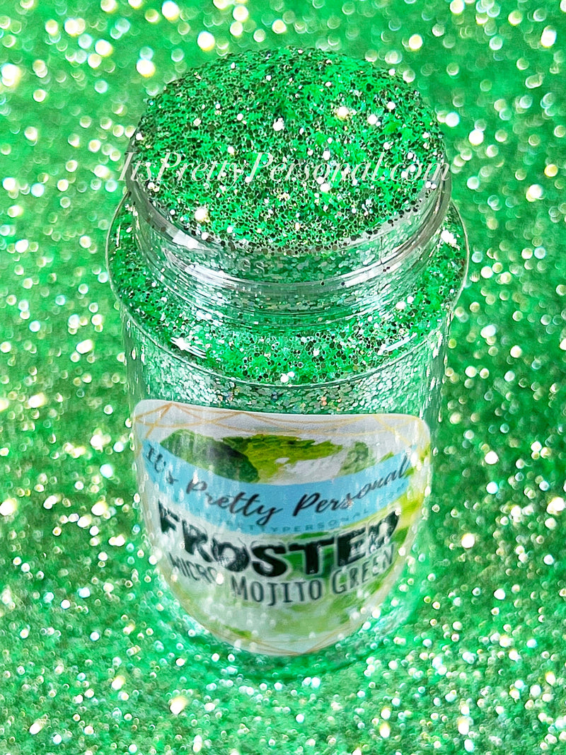 “MICRO Mojito Green”- FROSTED Glitter Collection