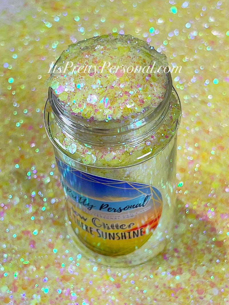 “Hey There Sunshine”- Yellow Opal GLOW Glitter