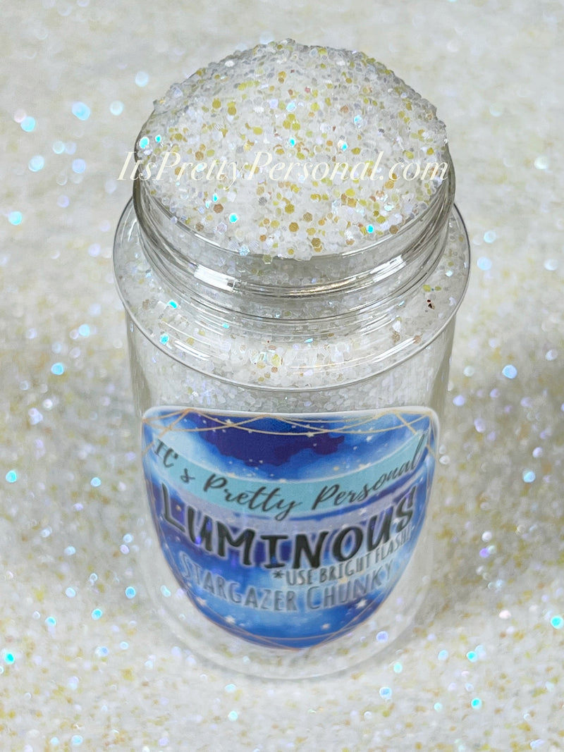 “Stargazer Chunky” (Medium Cut)- Luminous Reflective Glitter Collection