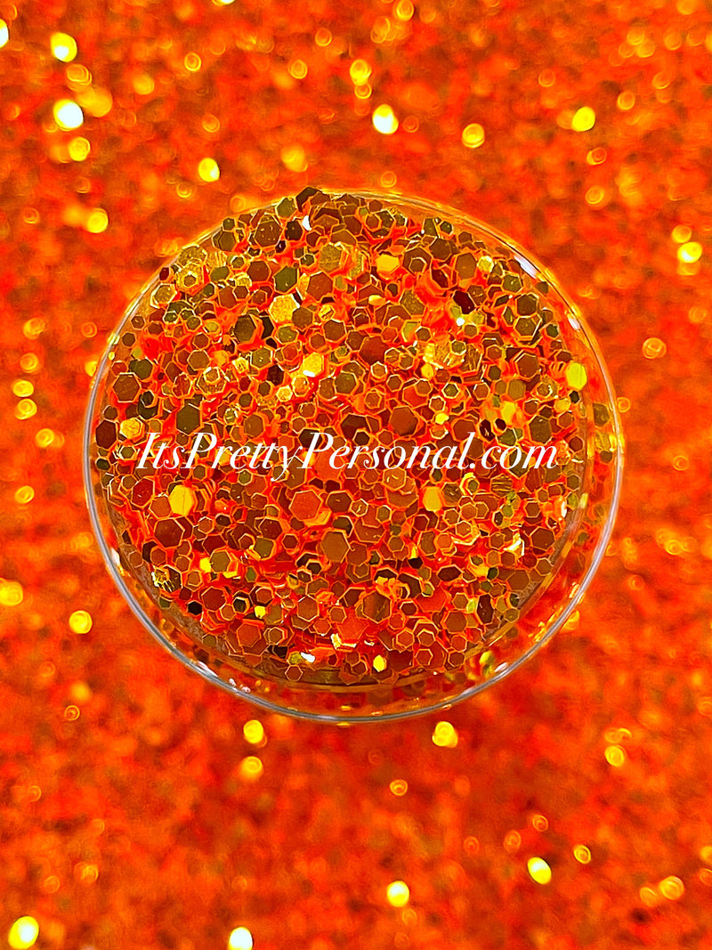 “ORANGE Light Show XL”-GLOW Glitter