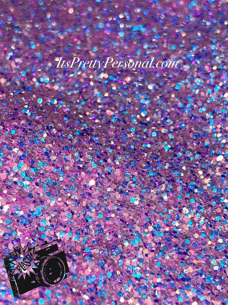 “Violet Sapphire Chunky” (Medium Cut)- Luminous Reflective Glitter Collection