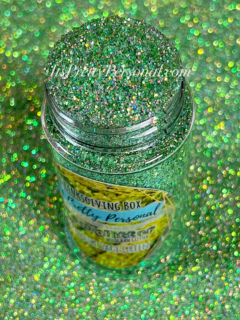 “MINI Patchouli Sage Green"- Gramglitter (HOLOGRAM)