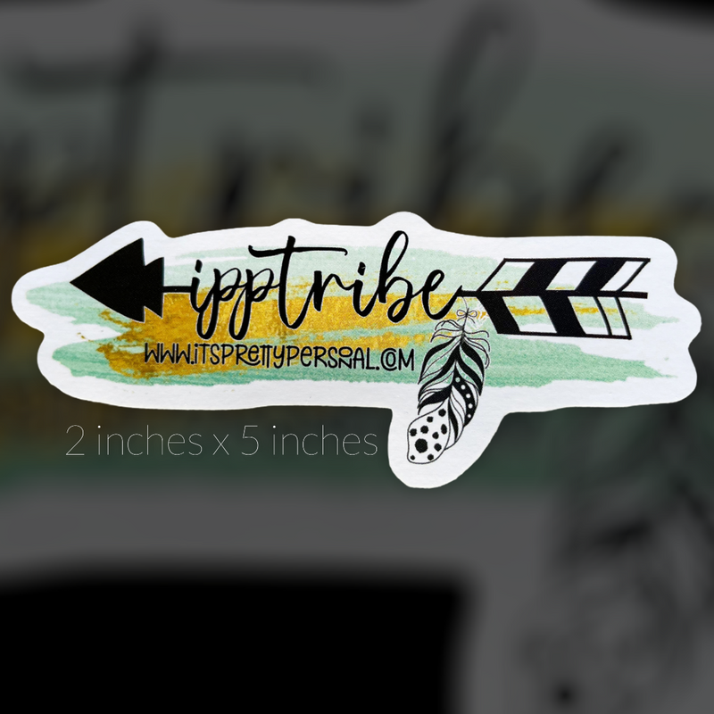 IPPTribe 2”x5”  Vinyl Decal- IPP Merch