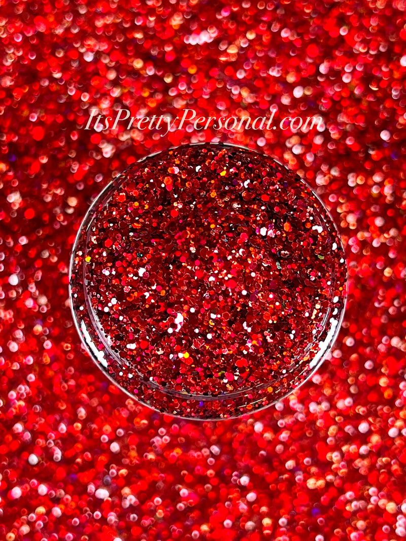 "Blood Bath”- Makers Monthly Box Color Red Holographic